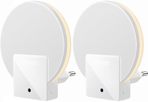 Lyridz Nachtlicht Steckdose mit Dämmerungssensor - Dimmbares LED Licht für Flur, Treppe, Schlafzimmer, Kinderzimmer - 2