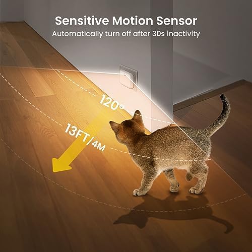 LED Nachtlicht Steckdose mit Bewegungsmelder, dimmbar für Kinderzimmer und Treppen, 3 Farbtemperaturen, 2 Stück